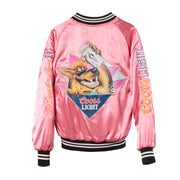 Beer Wolf Time - Stadium Jacket - Blush Pink - The Laundry Room