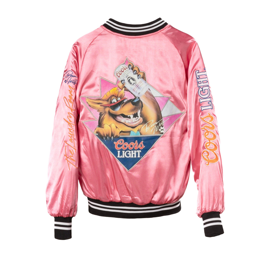 Beer Wolf Time - Stadium Jacket - Blush Pink - The Laundry Room