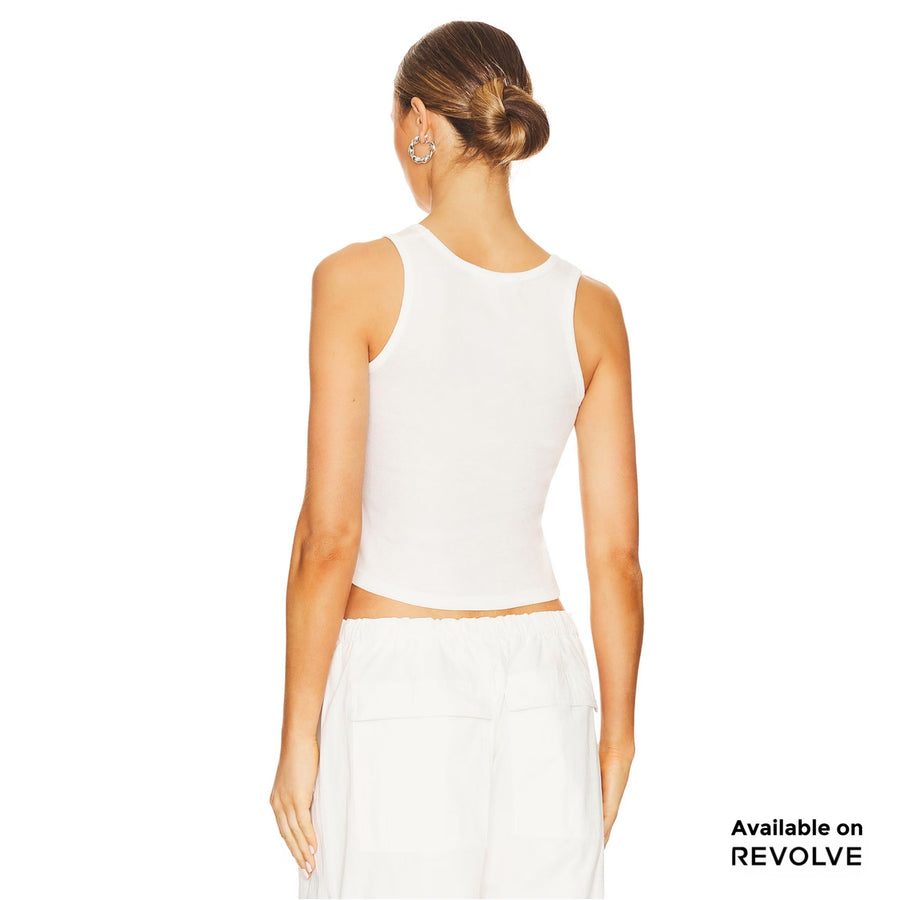 Champagne Gang - Rib Tank - White - The Laundry Room