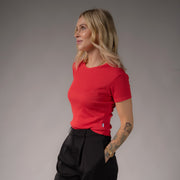 Essentials - Baby Tee - Vintage Red - The Laundry Room