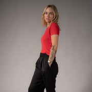 Essentials - Baby Tee - Vintage Red - The Laundry Room