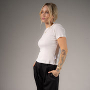 Essentials - Baby Tee - White - The Laundry Room