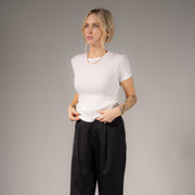 Essentials - Baby Tee - White - The Laundry Room