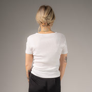 Essentials - Baby Tee - White - The Laundry Room