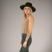 Essentials - Boxy Tank - Camel Gold - The Laundry Room