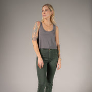 Essentials - Boxy Tank - Gravity Grey - The Laundry Room
