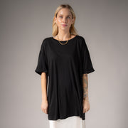 Essentials - Oversized Tee - Black - The Laundry Room
