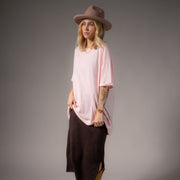 Essentials - Oversized Tee - Blush Pink - The Laundry Room