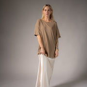 Essentials - Oversized Tee - Camel Gold - The Laundry Room