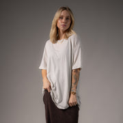 Essentials - Oversized Tee - Pebble Heather - The Laundry Room