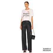 Hello I Love You - Crop Oversized Tee - White - The Laundry Room