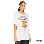 Little Miss Weekend Trip - Oversized Tee - White - The Laundry Room