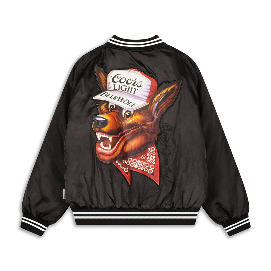 Beer Wolf - Stadium Jacket - Black Black / XS