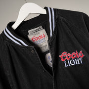 Coors Light Official Tm - Stadium Denim Jacket - Washed Black Denim Washed Black Denim / XS