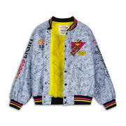 Beerabunga - Stadium Denim Jacket - Acid Blue Denim Acid Blue Denim / XS