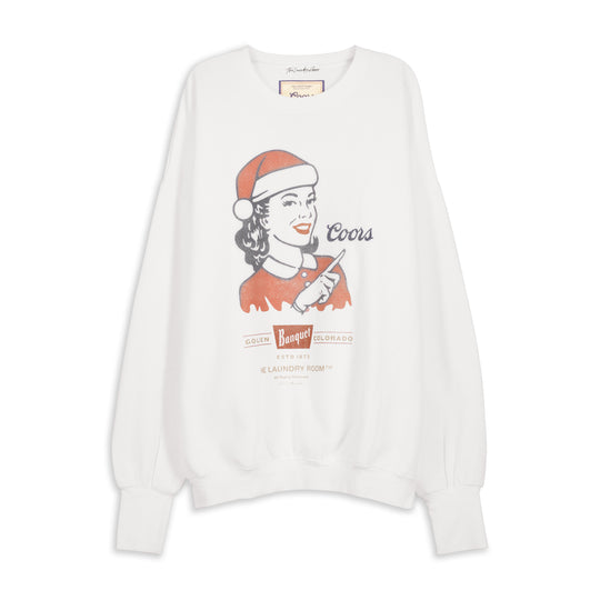 Gimme Coors - Jump Jumper - White White / XS