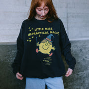 Little Miss Impractical Magic - Jump Jumper - Black Snow