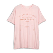 Saint Barth 89 - Oversized Tee - Blush Pink Blush Pink / XS