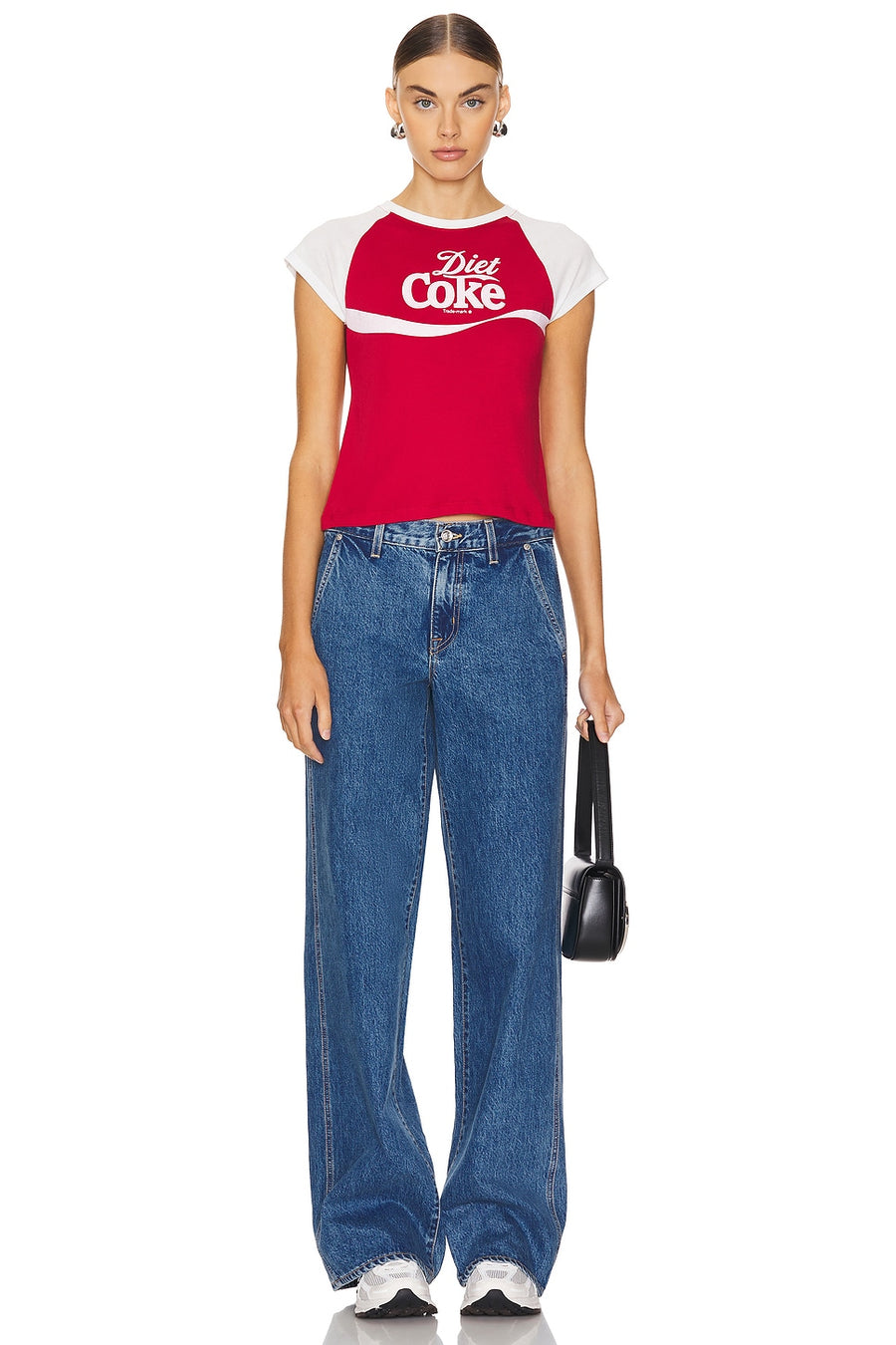 Diet Coke 94 - Raglan Baby Tee - Red & White