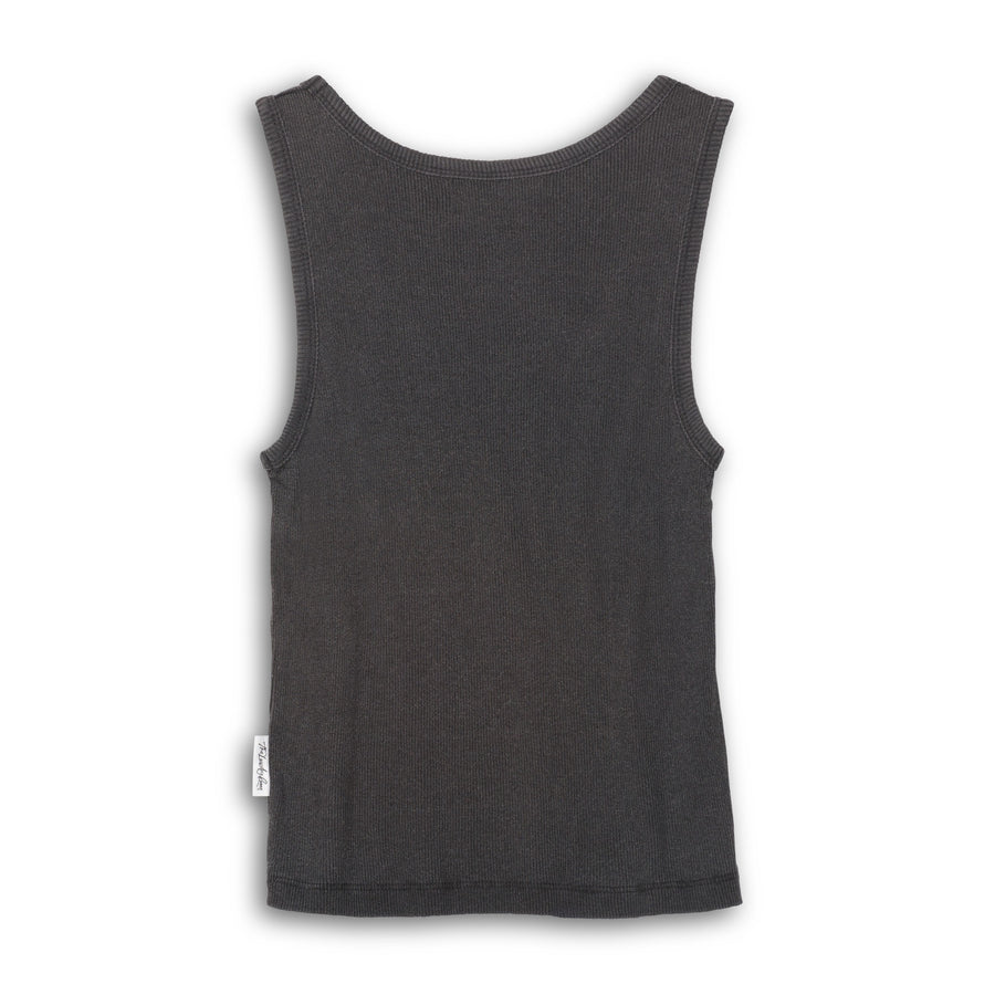 Essentials - Rib Tank - Black Snow - The Laundry Room