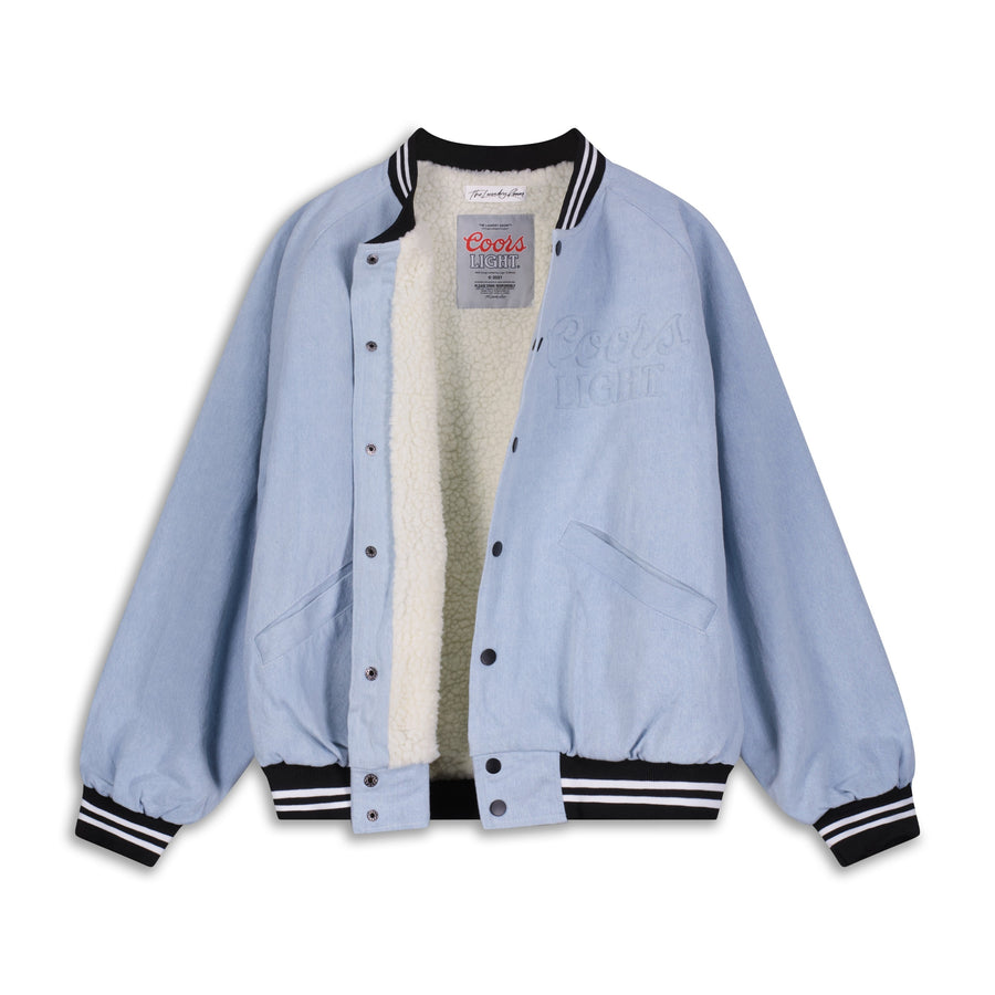 Coors Light Ghost - Stadium Denim Jacket - Chambray Blue