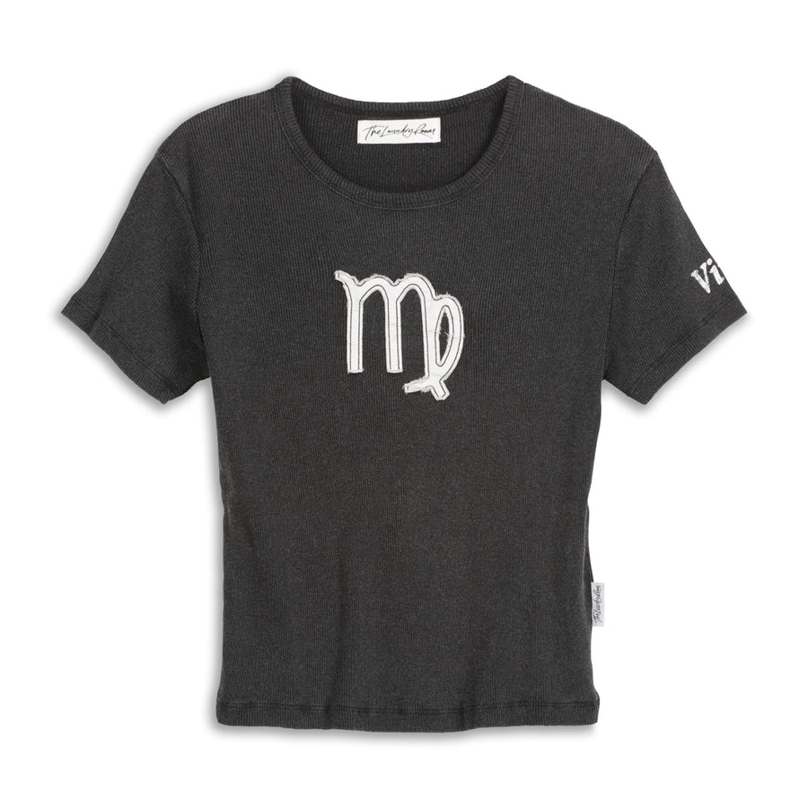 Virgo Stitch - Baby Tee - Black Snow - The Laundry Room