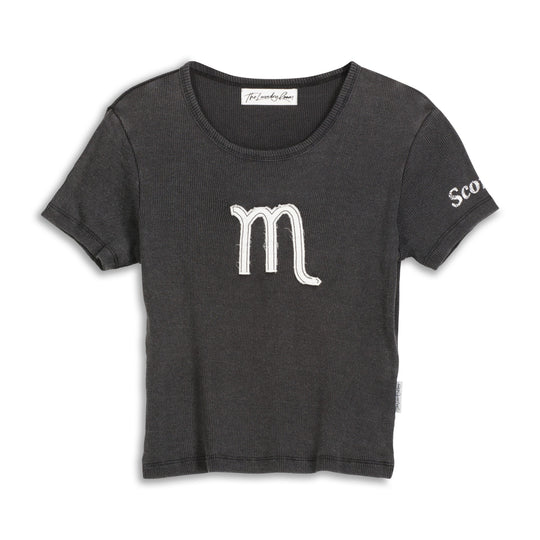 Scorpio Stitch - Baby Tee - Black Snow - The Laundry Room