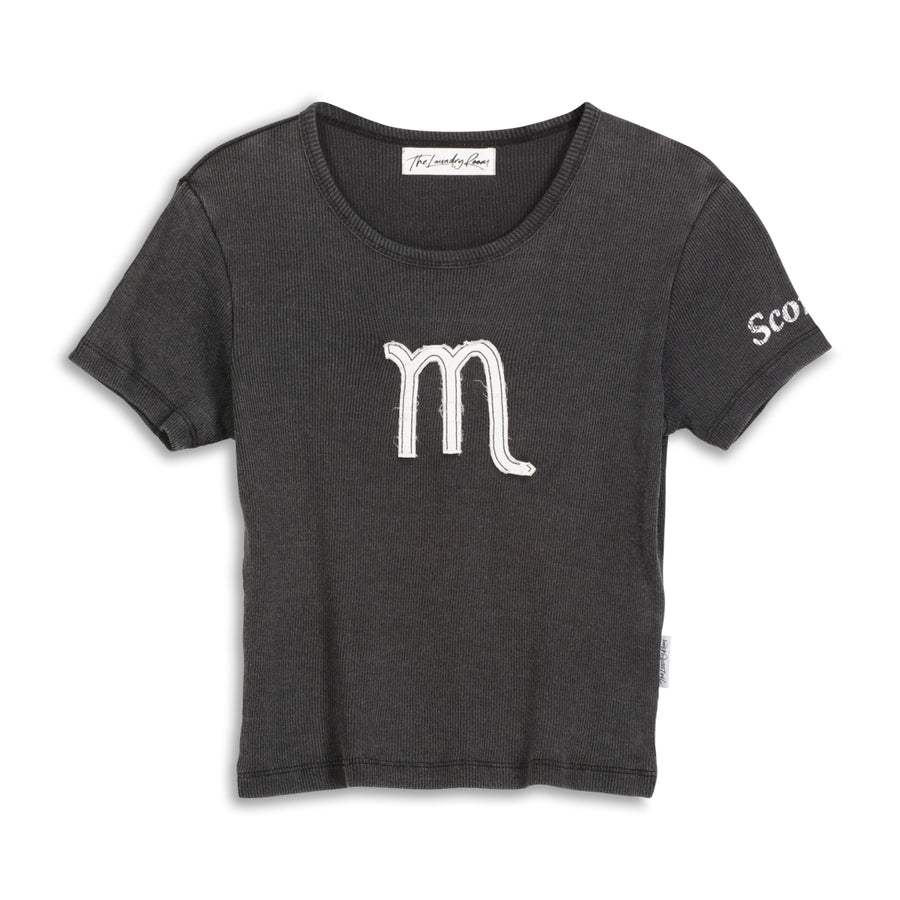 Scorpio Stitch - Baby Tee - Black Snow - The Laundry Room
