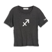 Sagittarius Stitch - Baby Tee - Black Snow - The Laundry Room