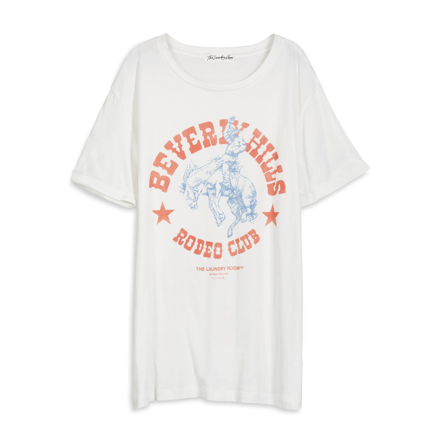 Beverly Hills Rodeo Club - Oversized Tee - White