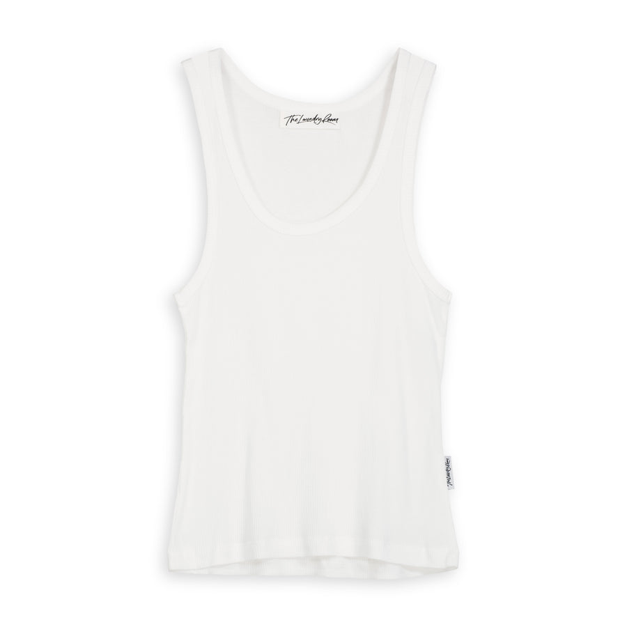 Essentials - Rib Tank - White - The Laundry Room