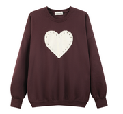 Rhinestone Heart - Jump Jumper - Chocolate - The Laundry Room