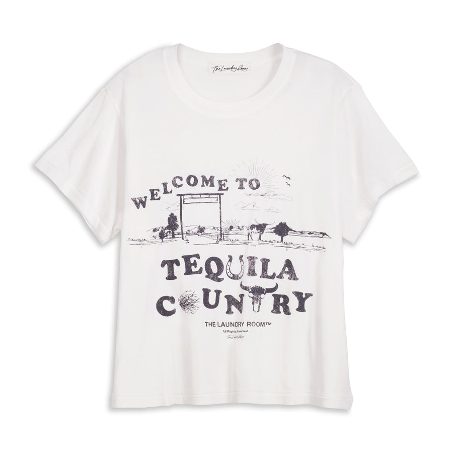 Tequila Country - Perfect Tee - White - The Laundry Room
