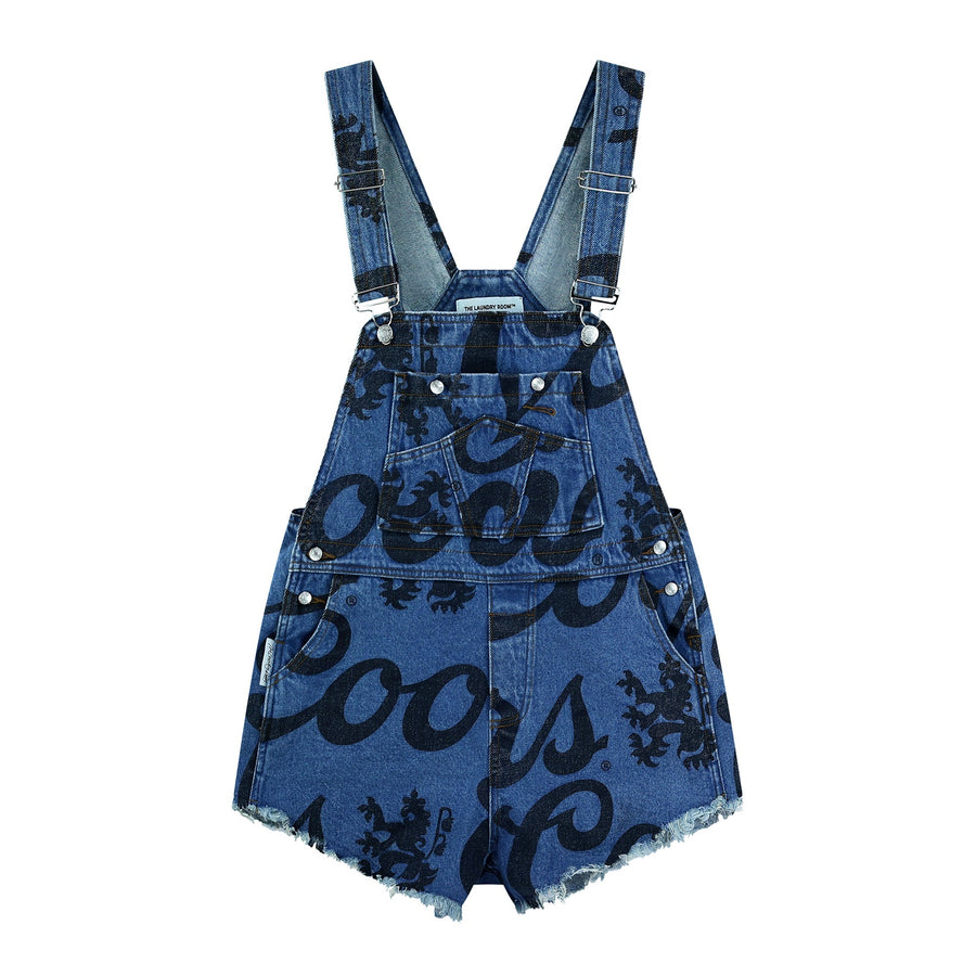 Coors Banquet Big Logo - Printed Denim Shortall - Salton Sea