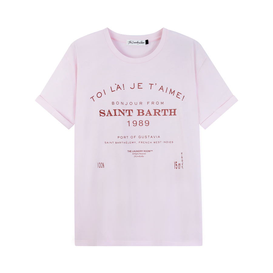 Saint Barth 89 - Oversized Tee - Blush Pink - The Laundry Room