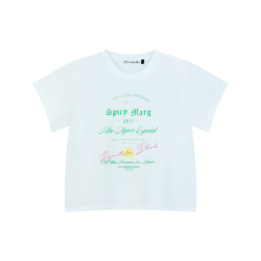 Can'T Resist A Spicy Marg - Perfect Tee - White - The Laundry Room