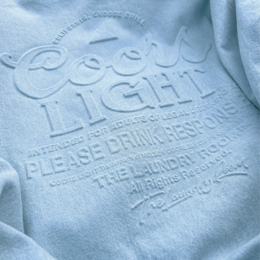 California Cl Bear - Stadium Denim Jacket - Chambray Blue - The Laundry Room