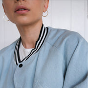 California Cl Bear - Stadium Denim Jacket - Chambray Blue - The Laundry Room