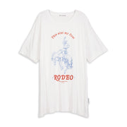 First Rodeo - Oversized Tee - White - The Laundry Room