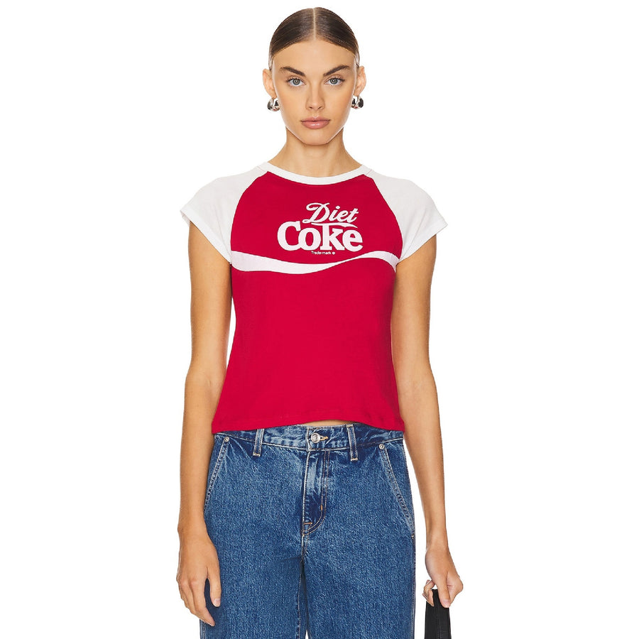 Diet Coke 94 - Raglan Baby Tee - Red & White - The Laundry Room