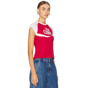 Diet Coke 94 - Raglan Baby Tee - Red & White - The Laundry Room