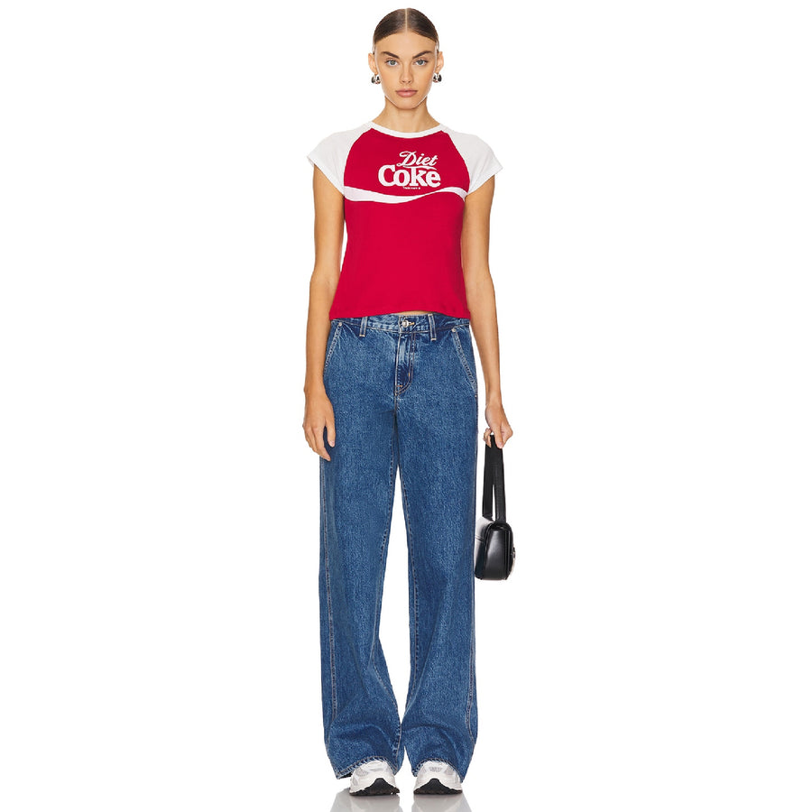 Diet Coke 94 - Raglan Baby Tee - Red & White - The Laundry Room