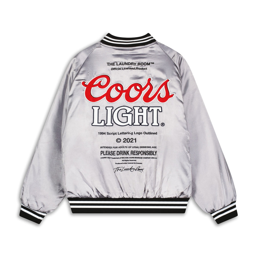 Coors Light Official Tm - Stadium Jacket - Silver - The Laundry Room