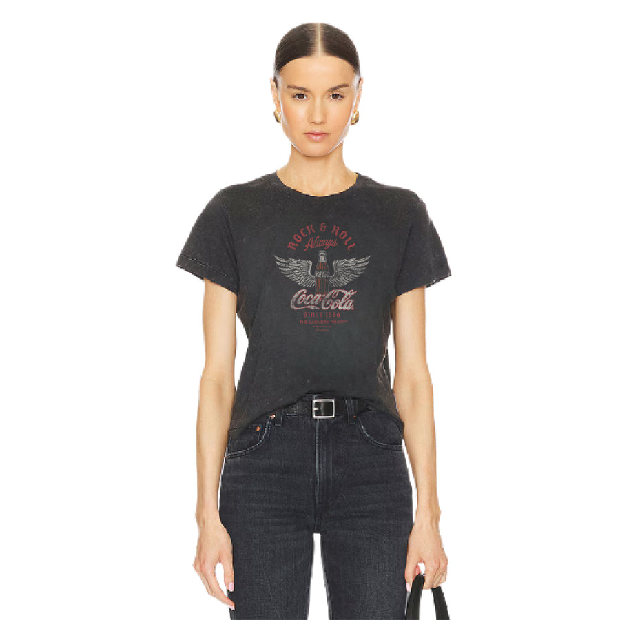Coca Cola Rock & Roll - Perfect Tee - Black Snow - The Laundry Room