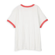 Essentials - Perfect Ringer Tee - White & Red - The Laundry Room