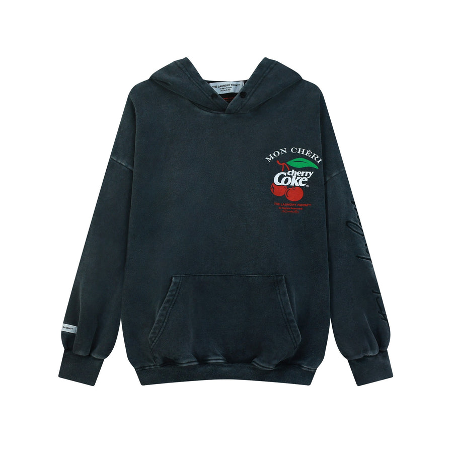 Mon Cheri Cherry Coke Branch - Hideout Hoodie - Black Snow - The Laundry Room
