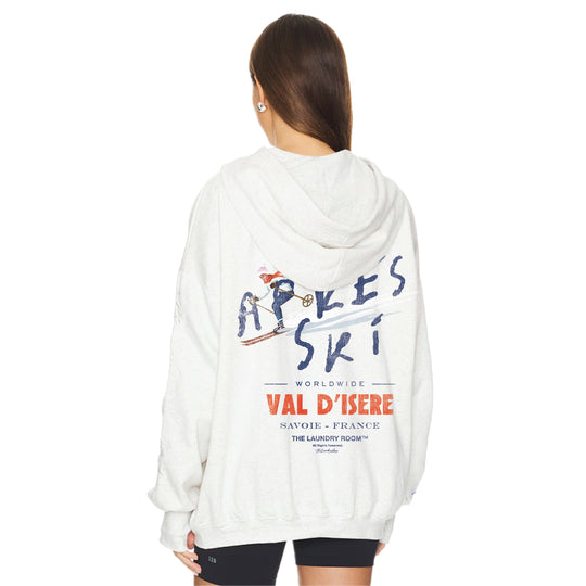 Apres Ski Savoie France - Hideout Hoodie - Pebble Heather - The Laundry Room