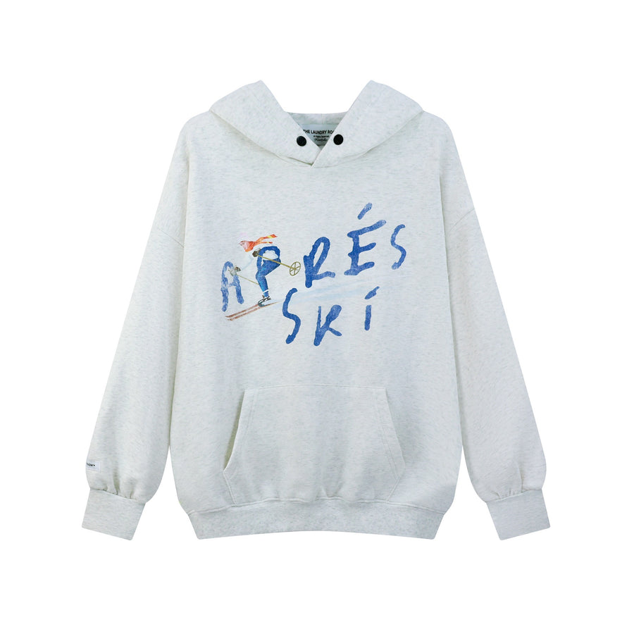 Apres Ski Savoie France - Hideout Hoodie - Pebble Heather - The Laundry Room