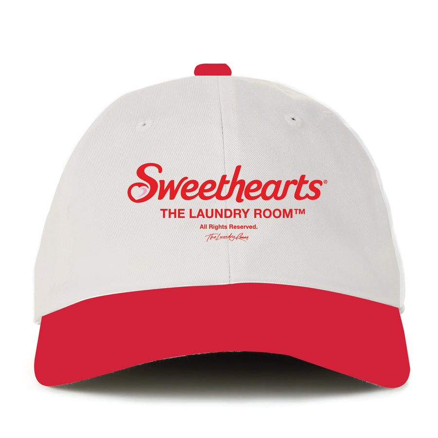 Sweethearts Official Tm - Papa Cap - White & Red - The Laundry Room