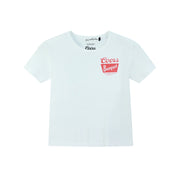 Banquet Block Pocket - Baby Tee - White - The Laundry Room